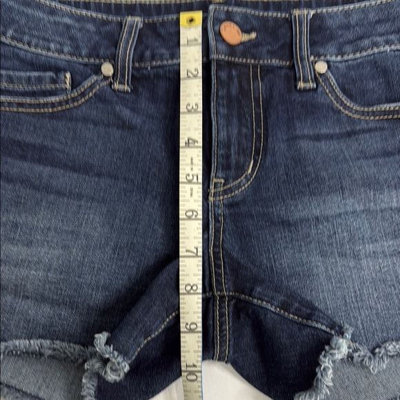 Level 99 Blue Jean Shorts Distressed Cut-Off - Picture 3 of 7